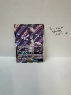 Mewtwo GX 72/73 Shining Legends Full Art Holo Pokemon TCG - NM - Image 1