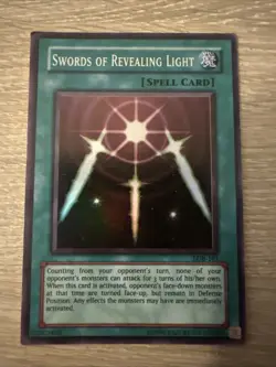 Yu-Gi-Oh! Swords of Revealing Light LOB-EN101 Super Rare Unlimited HP - Image 1
