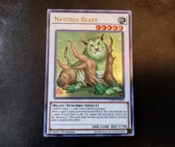 Naturia Beast DUPO-EN091 Ultra Rare 1st Edition Yugioh Card NM - Image 1