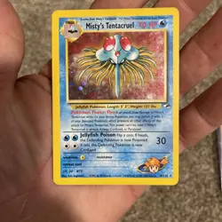 Pokemon TCG Misty's Tentacruel Gym Heroes Holo Card 10/132 Unlimited Lp-nm - Image 3