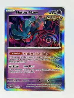 Flutter Mane Holo Rare Pokemon Prismatic Evolutions card 043/131 - Image 1