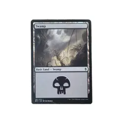 MTG Magic The Gathering Swamp Basic Land Card Battle For Zendikar (BFZ) 261/274 - Image 1