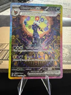 Pokemon TCG Prismatic Evolutions Umbreon EX Card 161/131 Sir - Image 1