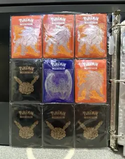 Pokemon Cards Binder Collection Lot, 110+ Cards And 50+ Card Sheets - Image 4
