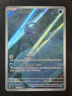 Pokemon TCG Phione Full Illustration Rare Card 175/167 Twilight Masquerade NM - Image 1