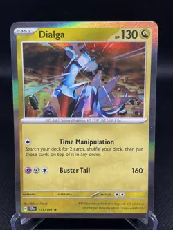Pokemon TCG Dialga Holo Rare Card 135/191 Surging Sparks English Edition 2024 - Image 1