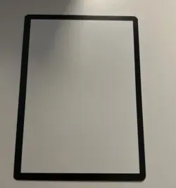 MTG Misprint BLANK CARD White Face Black Border Rare Error Magic Card - Image 1