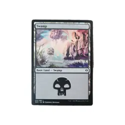 MTG Magic The Gathering Swamp Land Card Zendikar vs. Eldrazi 070/080 - Image 1