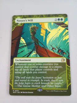 MTG - Nature's Will / Wilds of Eldraine: Enchanting Tales Magic NM - Image 1
