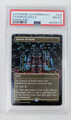 2023 MTG LCI Cavern of Souls 0345 - Borderless - PSA 8 NM-MT - Image 1