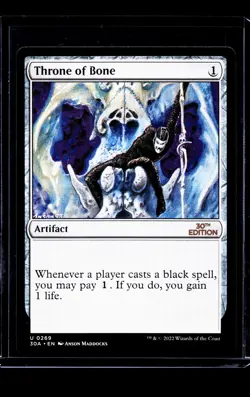 2022 MTG Magic The Gathering 30A 30th Anniversary Edition #269 Throne of Bone - Image 1