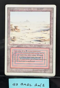 G3, Badlands, MTG, Revised Edition, Rare, [copy 1 of 1] 🌐 - Image 1