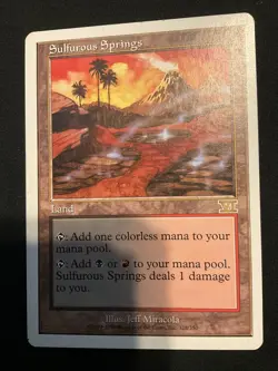 Sulfurous Springs Classic MTG Core Set 6th Edition Regular - Image 1