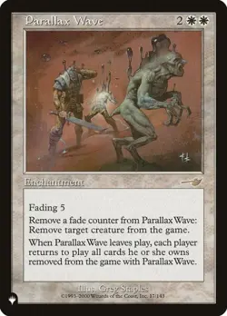 MTG English Parallax Wave NM Normal The List - Image 1