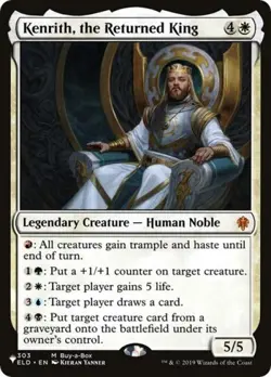 MTG English Kenrith, the Returned King NM Normal The List - Image 1