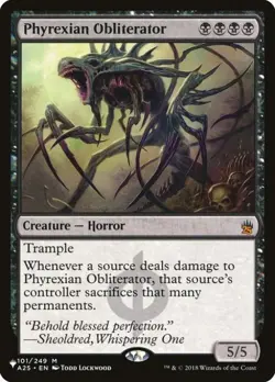 MTG English Phyrexian Obliterator NM Normal The List - Image 1