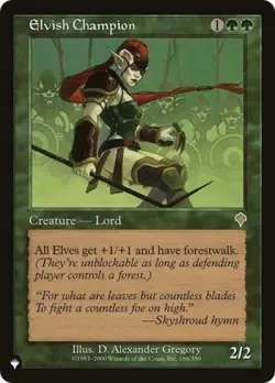 MTG English Elvish Champion NM Normal The List - Image 1