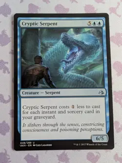 1x Cryptic Serpent NM Eng MTG - Amonkhet - Image 1