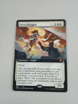 MTG Serra Paragon - Extended Art DMU Magic The Gathering Angel NM - Image 1