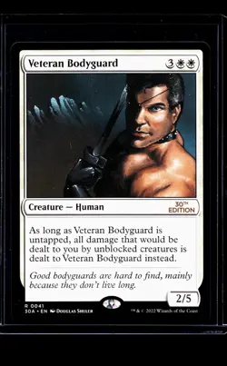 2022 MTG Magic The Gathering 30A 30th Anniversary Edition #41 Veteran Bodyguard - Image 1