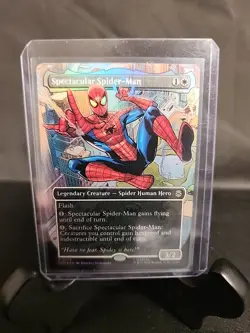MTG Spectacular Spider-Man (Borderless) Marvel's Spider-Man Foil (Pack Fresh) - Image 1