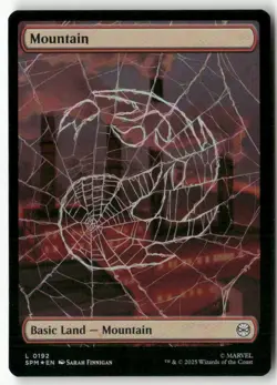 Mountain Foil Marvel's Spider-Man 192 NM MTG - Image 1