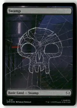 Swamp Foil Marvel's Spider-Man 191 NM MTG - Image 1