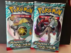 2X Pokemon TCG Journey Together Booster Packs - Brand New, Unweighed, Lot - Image 1