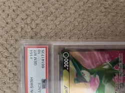 2022 POKEMON SWORD & SHIELD ASTRAL RADIANCE #164 FULL ART/VIRIZION V PSA 10 - Image 2