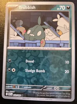 Trubbish 059/086 Reverse Holo Common Scarlet & Violet: White Flare Pokemon TCG - Image 1