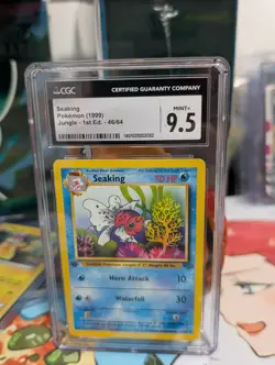 Pokemon TCG Seaking 46/64 Jungle First Edition CGC 9.5 *Free Shipping* - Image 1