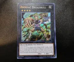 Zoodiac Broadbull MP17-EN206 Secret Rare 1st Edition Yugioh Card NM - Image 1