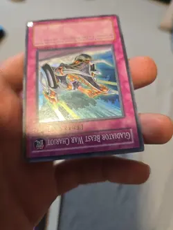 Yugioh Gladiator Beast War Chariot TDGS-EN074 Super Rare NM - Image 2