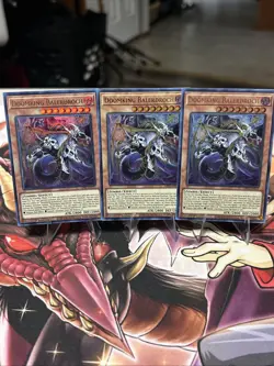 🔥 3x Yugioh GFP2-EN113 Doomking Balerdroch ULTRA RARE NM 1ST EDITION PLAYSET - Image 1