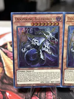 🔥 3x Yugioh GFP2-EN113 Doomking Balerdroch ULTRA RARE NM 1ST EDITION PLAYSET - Image 2