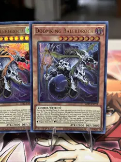🔥 3x Yugioh GFP2-EN113 Doomking Balerdroch ULTRA RARE NM 1ST EDITION PLAYSET - Image 4