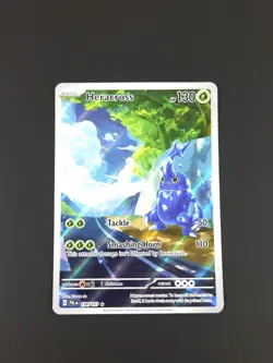Heracross 194/193 Paldea Evolved Illustration Holo Art Rare Pokemon Card - Mint - Image 1
