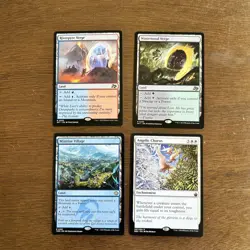 Magic The Gathering 4 Card Lot Wastewood Riverpyre Verge Mistrise Village More - Image 1