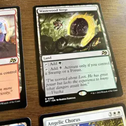 Magic The Gathering 4 Card Lot Wastewood Riverpyre Verge Mistrise Village More - Image 3