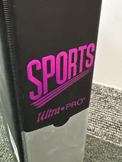 ULTRA PRO BLACK 3 Ring Collectors Album Binder Trading Cards Sports USED - Image 2