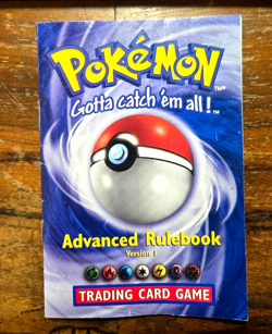 1999 Pokemon Trading Card Game Advanced Rulebook Version 1-WOTC Nintendo Vintage - Image 1