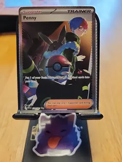 Pokemon TCG Penny Special Illustration Rare Card Paldean Fates 239/091 - Image 1