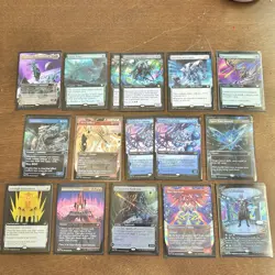 Magic The Gathering Edge Of Eternities 16 Borderless Card Lot Secluded Starforge - Image 1