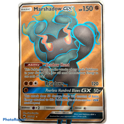 Marshadow GX 137/147 Burning Shadows Full Art Ultra Rare Pokemon Card - Image 1