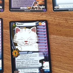 DRAGON BALL Z FOIL KORIN THE CAT 5 STAR RARE CARD # 115 TCG CCG 2003 SCORE - Image 2