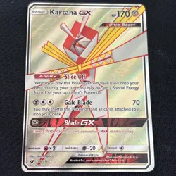 Kartana GX 106/111 Sun & Moon Crimson Invasion Full Art 2017 Pokemon Card - Image 1