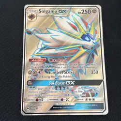 Solgaleo GX 2017 Sun Moon Full Art Ultra Rare Pokemon Card 143/149 (NM) - Image 1