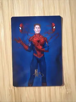 Secret Identity Art Card, Magic the Gathering Spider-Man, MTG Art Card, 6 Signed - Image 1