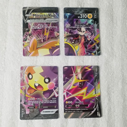 Pokemon Morpeko V-Union 4 Card Set SWSH287 SWSH288 SWSH289 SWSH290 Promo MP - Image 2