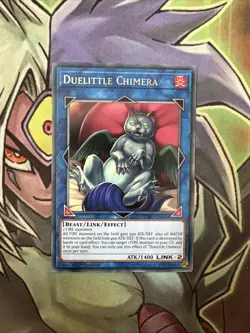 EXFO-EN050 Duelittle Chimera Rare 1st Edition NM Yugioh Card - Image 1